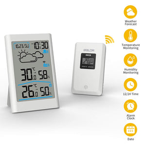 Stazione meteorologica wireless con sensore esterno, stazione White