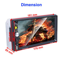 Carica l&#39;immagine nel visualizzatore di Gallery, TOYOUSONIC Autoradio 2 DIN Universale Touch Screen da 7 Pollici 1080P... - Ilgrandebazar