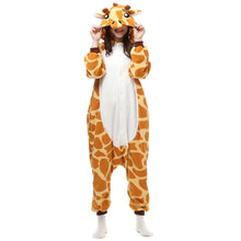Carica l&#39;immagine nel visualizzatore di Gallery, Pigiama Adulti Animali Cosplay Costume S :146-159cm (4&#39;9 &quot;-5&#39;2&quot;), Marrone-48