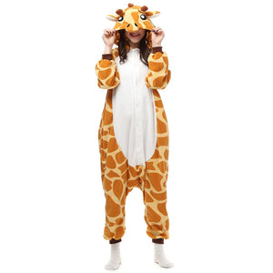 Pigiama Adulti Animali Cosplay Costume S :146-159cm (4'9 "-5'2"), Marrone-48