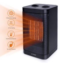 Carica l&#39;immagine nel visualizzatore di Gallery, ACTOPP Termoventilatore Elettrico, 1500W Stufa Elettrica Basso Consumo 2... - Ilgrandebazar