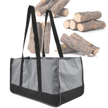 Carica l&#39;immagine nel visualizzatore di Gallery, Borsa a Tracolla Resistente Durevole Legno, Robusta Grigio E Nero - Ilgrandebazar