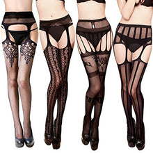 Carica l&#39;immagine nel visualizzatore di Gallery, Vordas Calze per Reggicalze da Donna, 4 Pacchi Sexy e Collant in Rete... - Ilgrandebazar