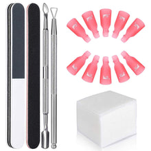 Carica l&#39;immagine nel visualizzatore di Gallery, GeekerChip Kit Rimozione Smalto Semipermanente Clip,10 x