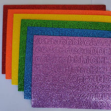 Carica l&#39;immagine nel visualizzatore di Gallery, Baker Ross Lettere Autoadesive Glitterate in Gommapiuma (confezione da 850) - Ilgrandebazar