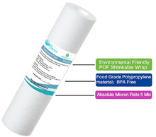 Carica l&#39;immagine nel visualizzatore di Gallery, 3x AquaHouse 10&quot; Cartuccia filtro acqua sedimenti per osmosi inversa, palo... - Ilgrandebazar