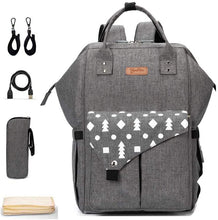 Carica l&#39;immagine nel visualizzatore di Gallery, Umitive Zaino Mamma, Multifunzione Neonato Borsa con USB per Viaggio, Grande...