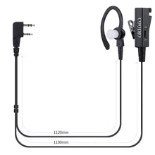 Carica l&#39;immagine nel visualizzatore di Gallery, COODIO 2-Pin Kenwood C-Shell Cuffia [Microfono/PTT/VOX Combinazione]... - Ilgrandebazar