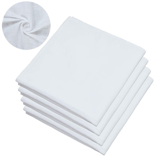 Elcoho, Confezione da 4 panni quadrati in morbida mussola Size B, 50 x 50 cm - Ilgrandebazar