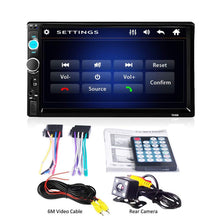 Carica l&#39;immagine nel visualizzatore di Gallery, CAMECHO 7010B Bluetooth Autoradio 2 DIN 7 Pollici 17.8 x 10 x 6.3 cm, nero - Ilgrandebazar