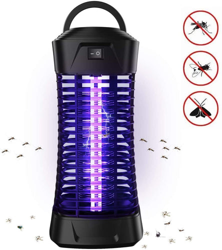 Lukasa Zanzariera Elettrica, Luce UV Lampada Antizanzare Elettrico Trappola per Mosche Lampade Antizanzara Interno per Contrastare Zanzare, Mosche, Falene, Zancudos e Altri Insetti