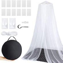 Carica l&#39;immagine nel visualizzatore di Gallery, EXTSUD Zanzariera a Tenda per Letto Rete Antizanzare Reti da Letto Zanzariera Bianca Universale a Cupola per Letto Matrimoniale Singolo Tende Zanzariere a Baldacchino per Tutti Tipi di Letto