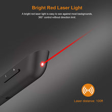 Carica l&#39;immagine nel visualizzatore di Gallery, Puntatore Laser, Doosl Presentatore Wireless Presentazione Powerpoint da Nero