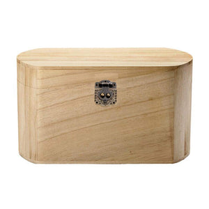 Scatola decorativa in legno antigraffio Hasp Latch Lock con mini... - Ilgrandebazar