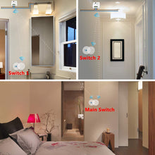 Carica l&#39;immagine nel visualizzatore di Gallery, Paio Interruttore per Luce Senza Fili, LoraTap 3pz Interruttori Remoto con 2 Ricevitori a Relè 2500W, Telecomando 200m 230V, On/Off Wireless Switch per Lampade e Apparecchi Elettrici