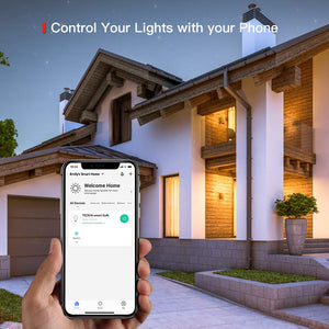 Lampadina Smart Con Luce Soffusa 2800k-6200k+RGBW, TECKIN E27 WiFi...