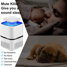 Carica l&#39;immagine nel visualizzatore di Gallery, Lampada Antizanzara Elettrica, Mosquito Killer Lamp, Mosquito Trap, Elettrica Lampada Anti Zanzara, Trappola Zanzare Anti Insetti per Casa/Ufficio/Interno Mosquito Killer (Bianco)