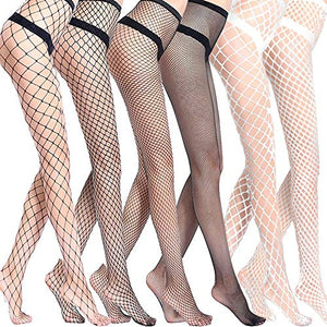 MOOKLIN 6 Paia Calze a Rete Fishnet Socks Collant Coprente Elasticizzato...