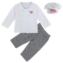 Carica l&#39;immagine nel visualizzatore di Gallery, MOMBEBE COSLAND Bambino Neonato Chef Costume Abbigliamento Set con Cappello... - Ilgrandebazar