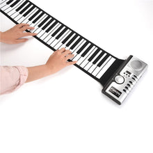 Carica l&#39;immagine nel visualizzatore di Gallery, Dilwe Roll Up Piano, Portable 61 Keys Rotolo di Mano per Tastiera... - Ilgrandebazar