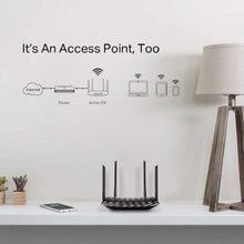 Carica l&#39;immagine nel visualizzatore di Gallery, TP-Link Archer C6 Gigabit Router Wi-Fi Dual Band AC1200 AC1200, Nero - Ilgrandebazar