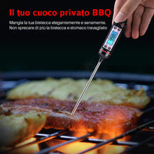 Carica l'immagine nel visualizzatore di Gallery, Habor Termometro Cucina Digitale, Termometro da Cucina 5S Lettura Immediata, 5.8" Sonda Super Lunga e Display LCD per BBQ Carne Barbecue Vino Latte Olio Dolci Alimenti Griglia Acqua