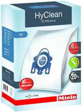 Carica l'immagine nel visualizzatore di Gallery, Miele GN HyClean 3D Efficiency Sacchetti per Aspirapolvere per Le Serie Classic, Complete, S2000, S5000 e S8000 4 sacchetti per aspirapolvere
