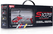Carica l&#39;immagine nel visualizzatore di Gallery, Syma S107G 3 Canali RC Elicottero con Lega Copter con Giroscopio Incorporato Rosso
