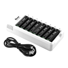 Carica l&#39;immagine nel visualizzatore di Gallery, BONAI Batterie Ricaricabili AA Alta Capacità, 2800mAh Pile Stilo 8AA+C - Ilgrandebazar