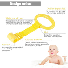 Carica l&#39;immagine nel visualizzatore di Gallery, Rovtop 10 Pezzi Anelli Box Bambini, per Culla 9 CM di Diametro, Verde - Ilgrandebazar