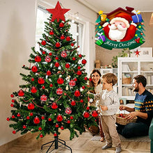 Carica l'immagine nel visualizzatore di Gallery, Amzeeniu Palline di Natale Set di 101Palle Albero di Natale Palline decorative Plastica Ornamenti Decorazione Regali Dell'albero Natale Infrangibili per Nozze Feste Decorazioni Albero di Natale rosso