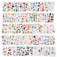 Carica l'immagine nel visualizzatore di Gallery, ACWOO Tatuaggi Temporanei Finti per Bambini, 60 Fogli, Set per per Ragazzi, Cartoni Animati, per Adulti Festa Compleann