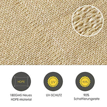 Carica l&#39;immagine nel visualizzatore di Gallery, MVPower Tenda a Vela 2x4m Rettangolo, Parasole Esterno, Telo da