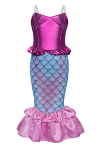 AmzBarley Il Costume della Sirenetta Ariel Vestito vestirsi Ragazze Bambine... - Ilgrandebazar