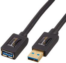 Carica l'immagine nel visualizzatore di Gallery, AmazonBasics - Cavo prolunga USB 3.0 A maschio/A femmina (1 m) - Pacco da 2 - Ilgrandebazar