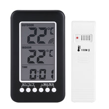 Carica l&#39;immagine nel visualizzatore di Gallery, Termometro Digitale LCD Orologio Senza Fili Trasmettitore Wireless... - Ilgrandebazar