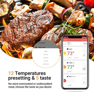 Inkbird Wireless Bluetooth BBQ termometro Barbecue Thermometer+2 Sensors