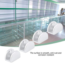 Carica l&#39;immagine nel visualizzatore di Gallery, Garosa 4Pcs Morsetti di Vetro Space Glass Shelf Bracket S-5mm-8mm