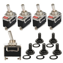Carica l&#39;immagine nel visualizzatore di Gallery, OFNMY 5pcs Metal KN3-101 interruttore a bilanciere con coperchio 2 pin 15 V... - Ilgrandebazar