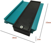 Carica l'immagine nel visualizzatore di Gallery, Gauge Contour, Yisscen Plastic Gauge Duplicator Profile Strumento di misura - 5 pollici / 127mm Template Arc Frame Laminate Tiling Edge Shaping (blu)