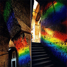 Carica l&#39;immagine nel visualizzatore di Gallery, Prisma Triangolare,Vetro Ottico Cristallino,Triplo Rifrattore Triangolare a... - Ilgrandebazar