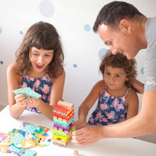 Carica l'immagine nel visualizzatore di Gallery, Nene Toys - Torre Magica Colorata in Legno con Animali – Gioco Educativo da Tavolo per Bambini - Gioco Didattico 4 in 1 per Bambini da 3 a 9 anni – Giocattolo Ideale come Regalo per Genitori e Figli