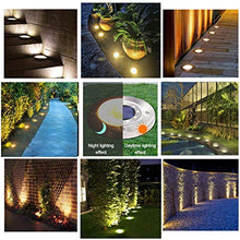 Carica l&#39;immagine nel visualizzatore di Gallery, Luci Solari Esterno Giardino Faretti Led,VIRIDI 4 pezzi 10 Led Faretto...