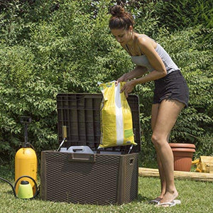 Toomax Compact Box Nevada Baule da Giardino, 73x50.5x46.5 cm, Marrone - Ilgrandebazar