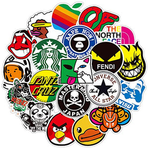 WeeDee Stickers Pack Adesivi Vinili Adesivo Sticker Bomb per PC E-100Pcs