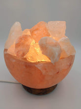 Carica l&#39;immagine nel visualizzatore di Gallery, Lampada in Sale dell&#39;Himalaya a forma di Braciere. - Ilgrandebazar