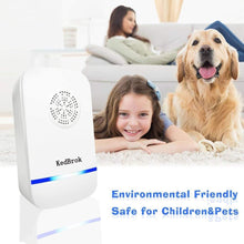 Carica l&#39;immagine nel visualizzatore di Gallery, KedBrok 4 Pack Antizanzare Ultrasuoni, Repellente ad Ultrasuoni Anti Zanzare Dispositivi Antizanzare Insetti Ragni Topi Mosche Parassiti Ratti Scarafaggi Formiche