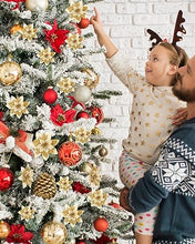 Carica l'immagine nel visualizzatore di Gallery, TIDEVAN 25 Pezzi Albero di Natale Fiori Artificiali Decorazione Albero di Natale Fiore Fiori per Albero di Natale Fiori Natalizi per Albero di Natale Festivo, Ghirlanda, Feste di Matrimonio Addobbi