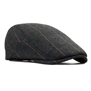 besbomig Piatto Berretto da Uomo Newsboy Flat cap - in Tweed Invernale Irish... - Ilgrandebazar