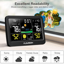 Carica l&#39;immagine nel visualizzatore di Gallery, FLOUREON Stazione Meteorologica Automatica Digitale Wireless Meteo... - Ilgrandebazar